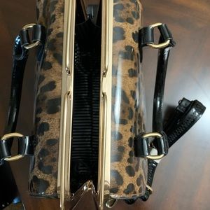 Leopard purse with strap. Very fashionable